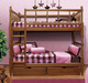 Кровать Фант 2-х ярусная деревянная с фигурными спинками